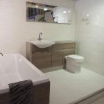Sleek design bathroom furniture and bathroom fittings available in our Tile Shop Dublin.
